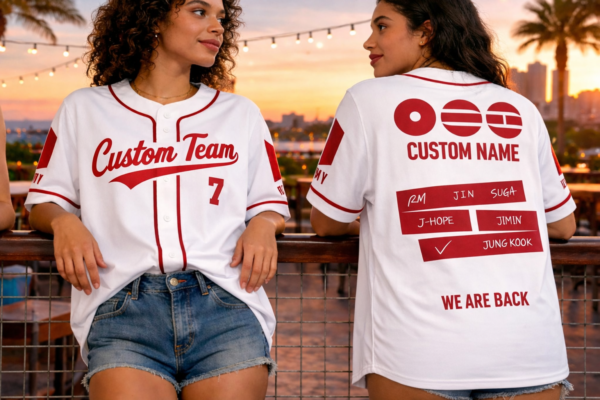 Custom Baseball Jersey – Personalized Name & Number